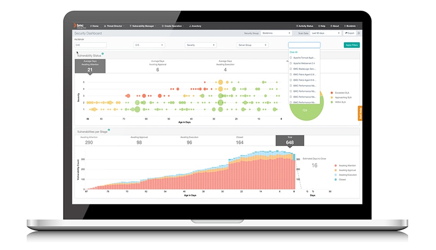 Track remediation by application