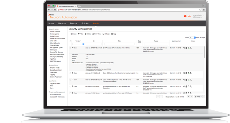 Network management and automation to safeguard your physical and virtual network